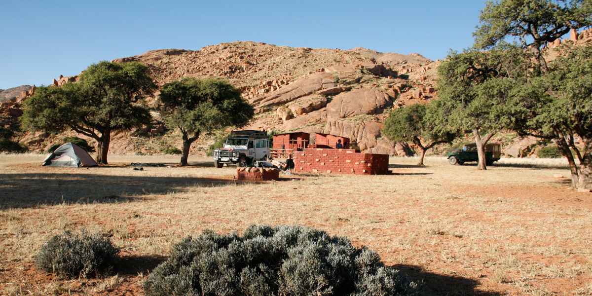 Namibische Entspannung beim Campen im Little Hunter